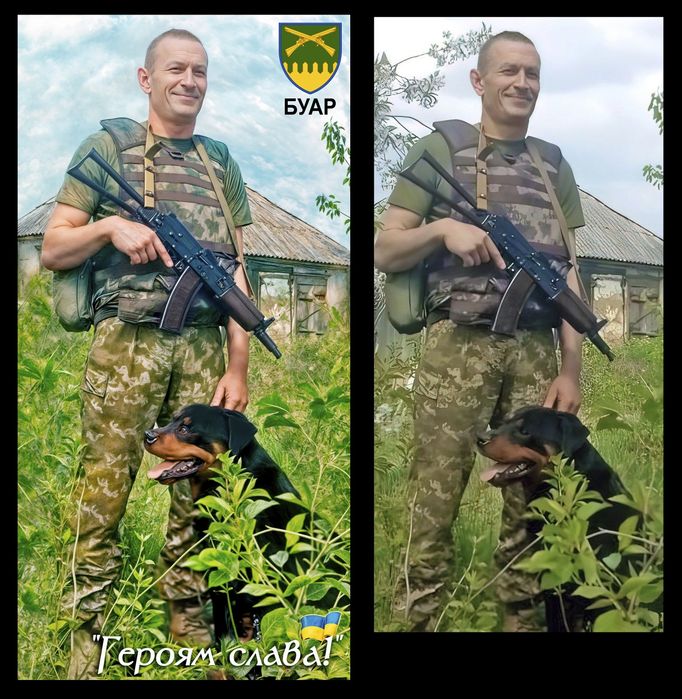 Ретуш фото на пам'ятник