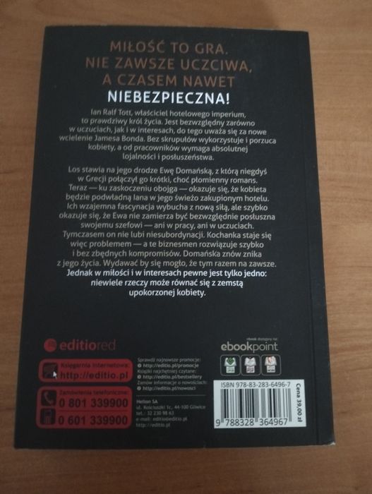 Książka "Zemsta ma twoje imię"