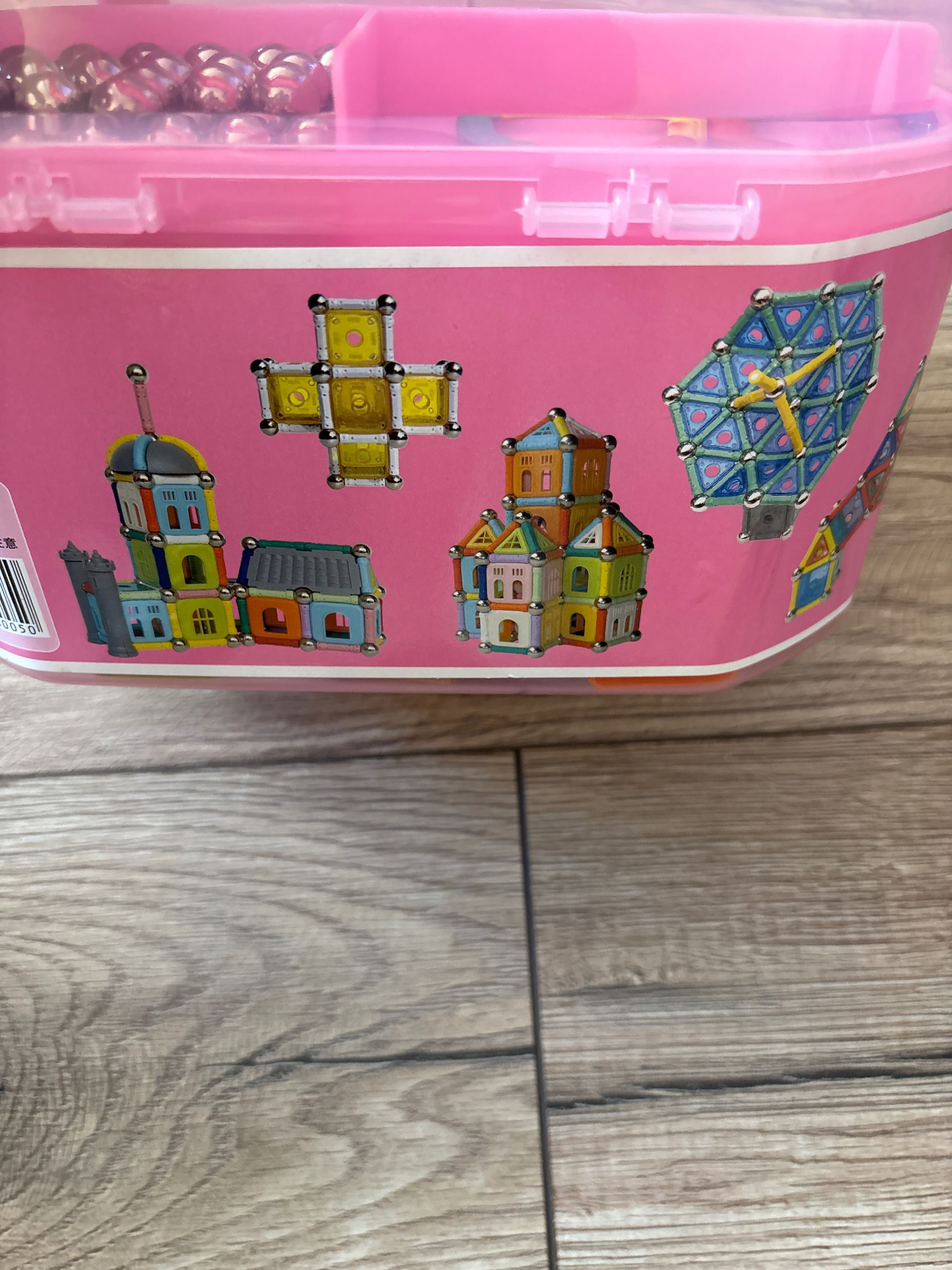 Klocki magnetyczne 268 sztuk