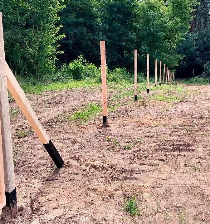 Ogrodzenia tymczasowe/ budowlane siatka leśna