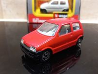 Bburago Fiat Cinquecento Sporting 1/43 jasna czerwień