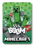 Koc 100x140 Polarowy Minecraft Mine Craft Creeper Polar Dziecięcy