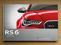 2013 / Audi RS6 Avant (C7) / Twarda oprawa / DE / prospekt katalog