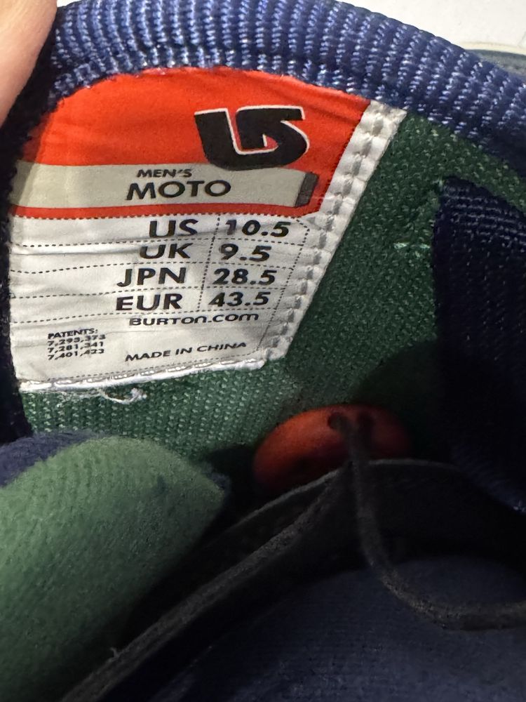 Черевики для сноуборду чоловічі burton moto