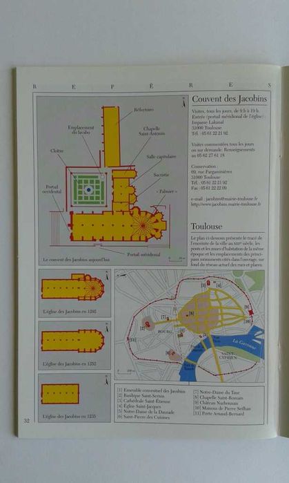 Livros Turismo: Paris, Tunísia, Santiago, Toulouse