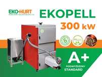 Kocioł na pellet EKOPELL 300kW 5 klasa z dotacja certyfikat ECODESIGN