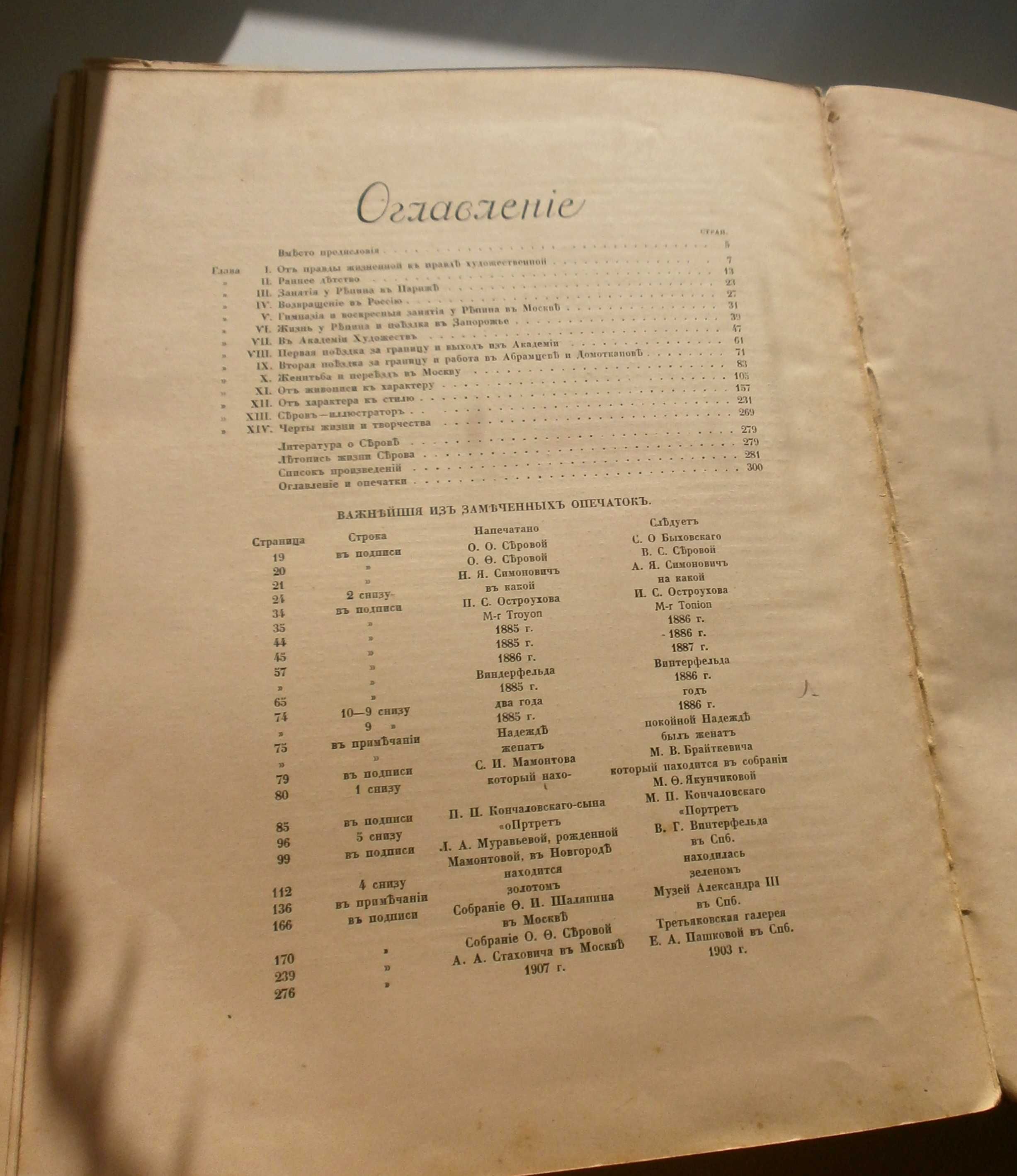 И.Грабарь Серия Русские художники. Серов . 1913 г.