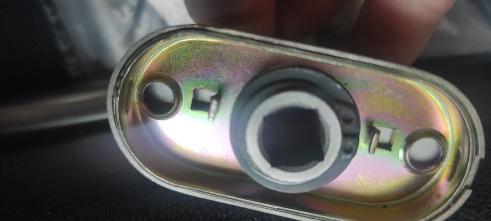 Klamka INOX uniwersalna ppoż