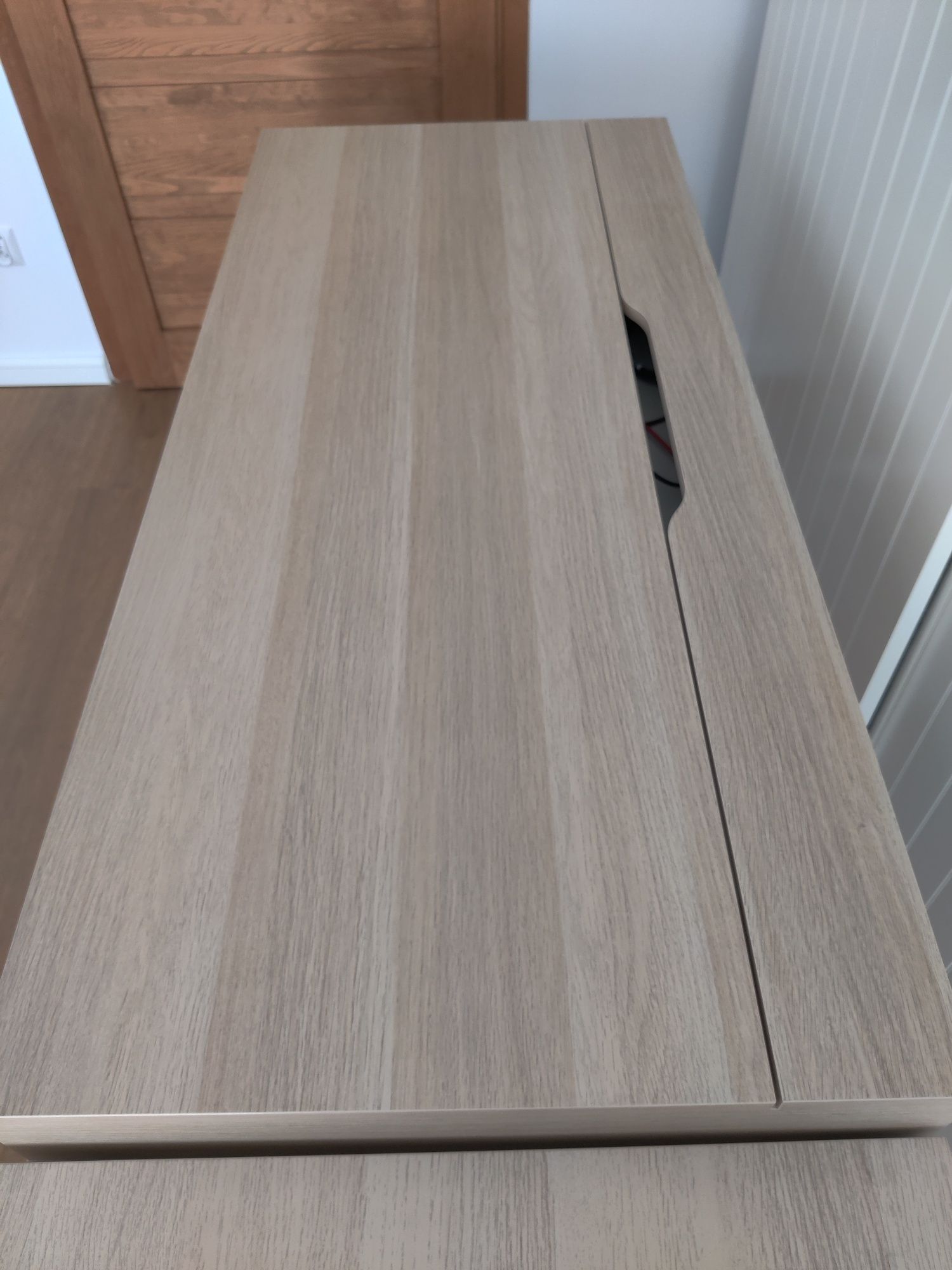 Biurko i szafka Alex Ikea dąb