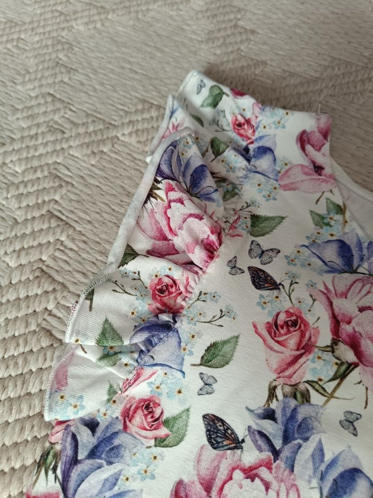 Bluzka dla dziewczynki Lily Grey 122 polski producent