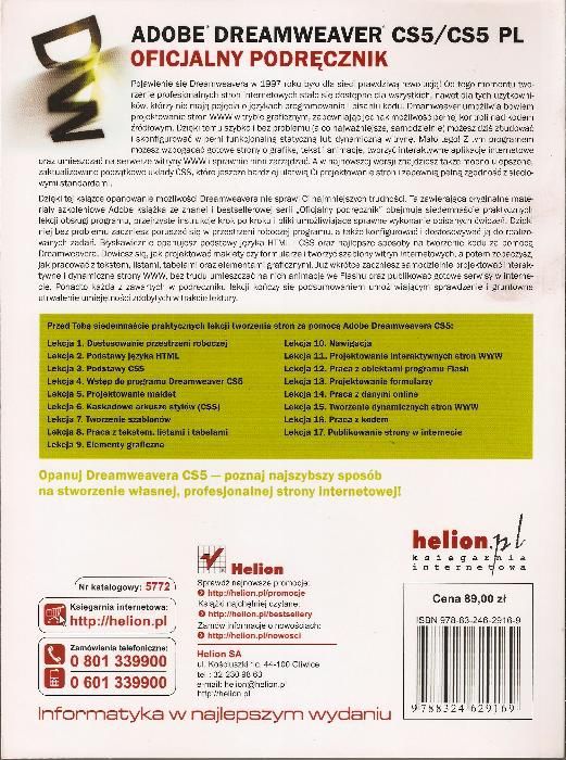 Adobe Dreamweaver CS5/CS5 PL. Oficjalny podręcznik
