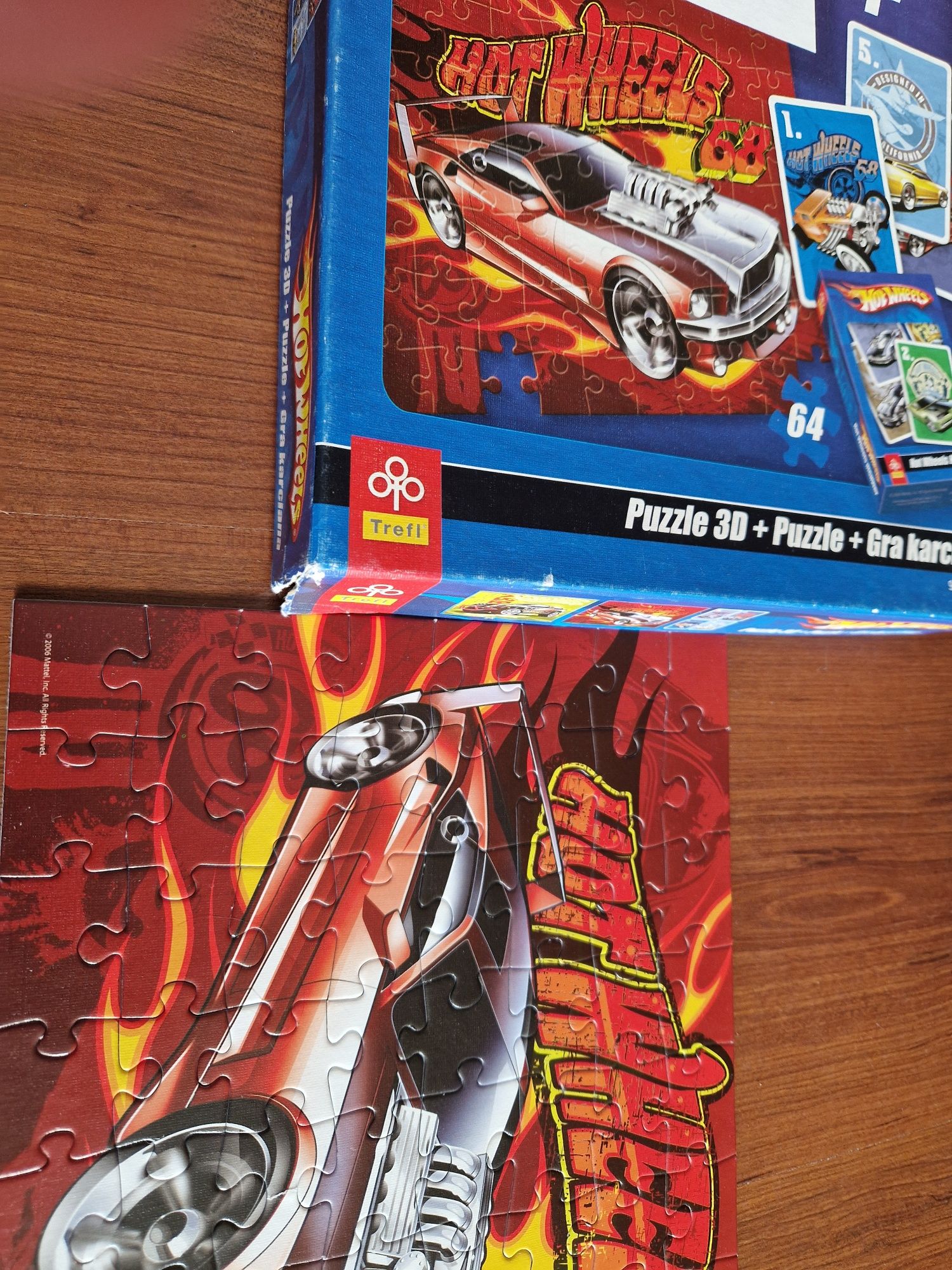 Puzzle +puzzle 3d Hot Wheels