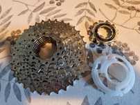 Kaseta Shimano CS-HG400-9, 9 rzędowa, 11-32T