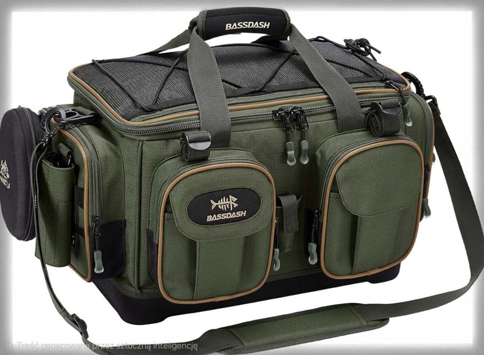 NOWA torba wędkarska Bassdash, wodoodporna, pojemna!