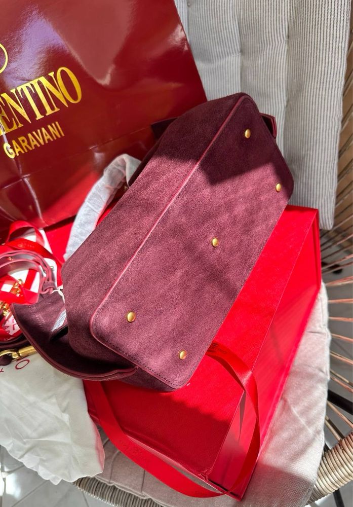 Сумочка Valentino з натуральної замші