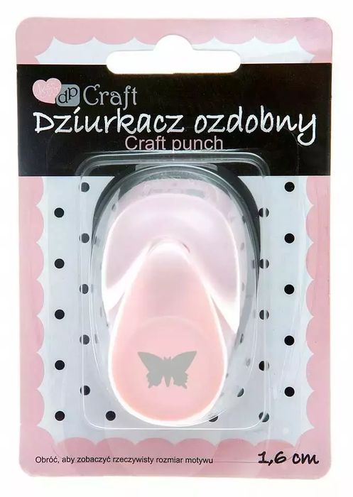 Dziurkacz ozdobny Motyl 2 1,6cm. DP Craft