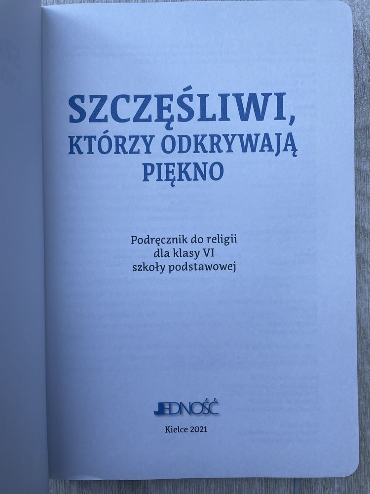 Książka do Religii klasa 6 SP