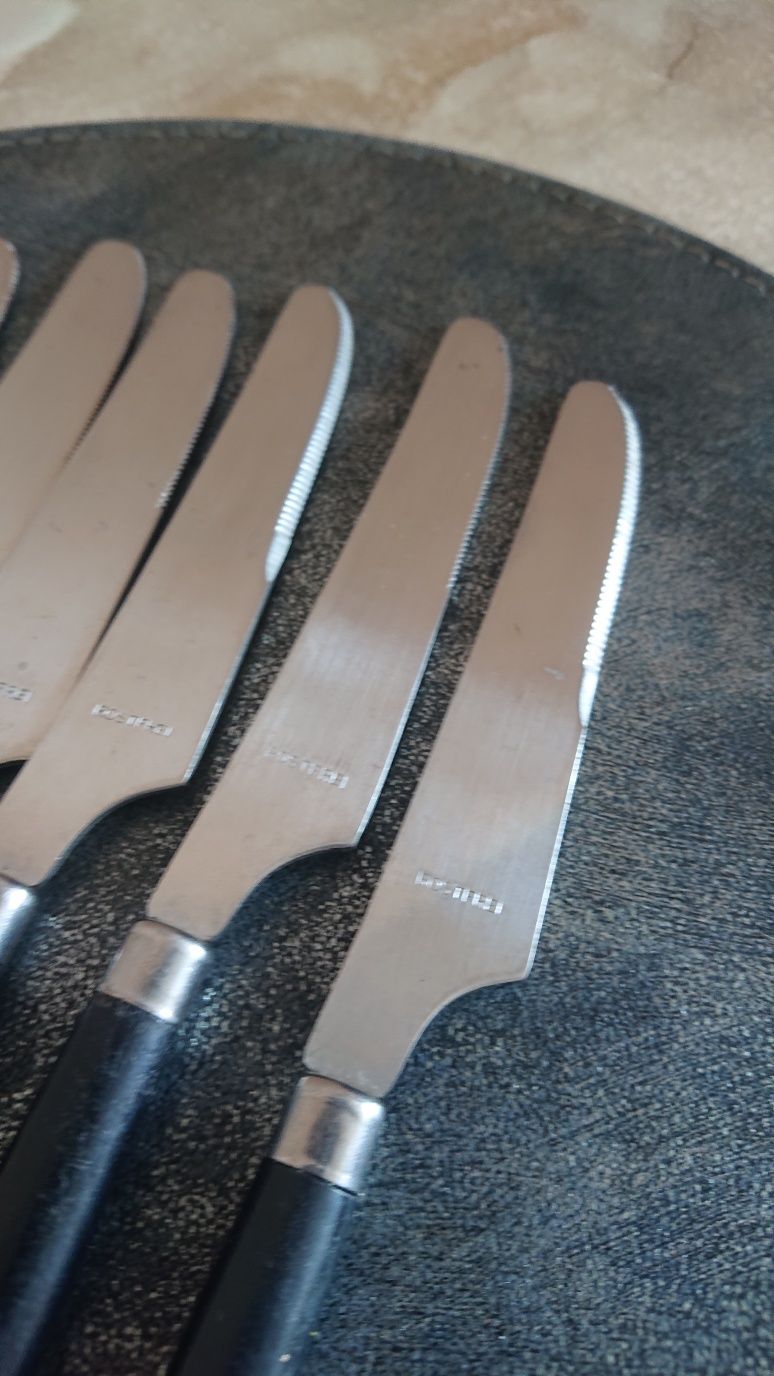 Винтажные столовые ножи из германии rostfrei