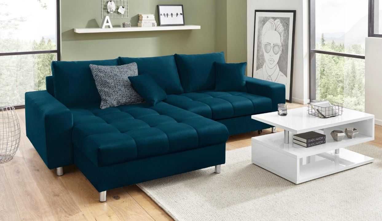 Narożnik,sofa , kanapa z funkcją spania i pojemnikiem