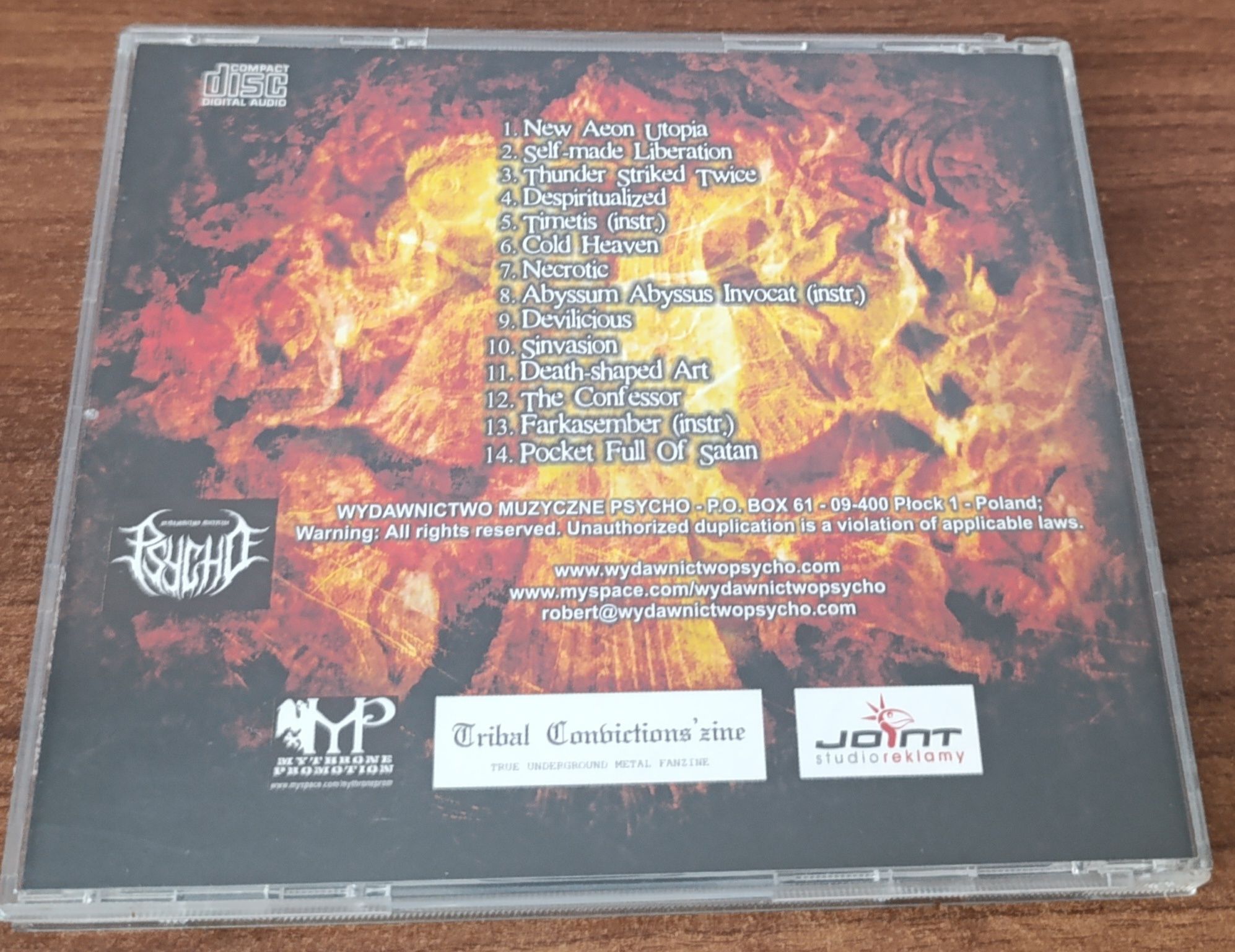 ETHELYN - Devilicious - cd + naklejka Black death metal z Polski