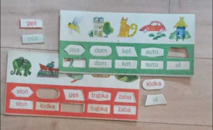 Gra planszowa Łatwe czytanie 1978 rok PRL
