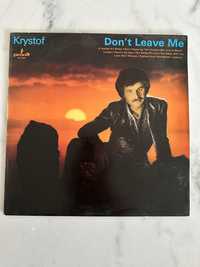 Krzysztof Krawczyk Krystof - Don't Leave Me LP