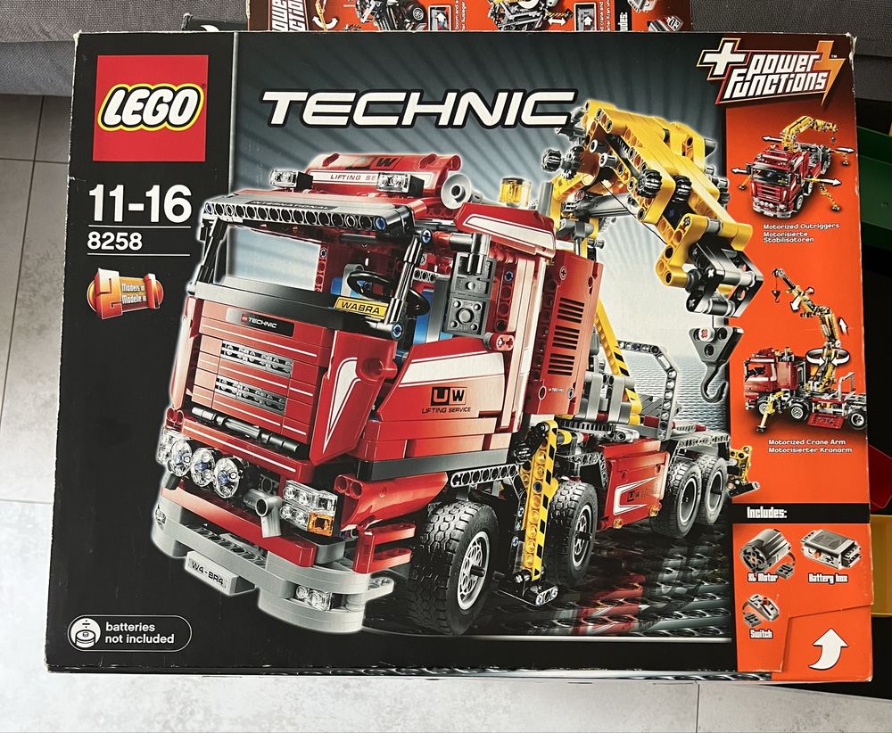 Lego Technic kolekcja 8258, 42043, 42055, 8285, 9397, 42070, 42030