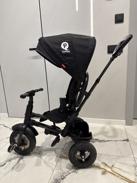 Трехколесный велосипед Qplay Rito Rubber Black