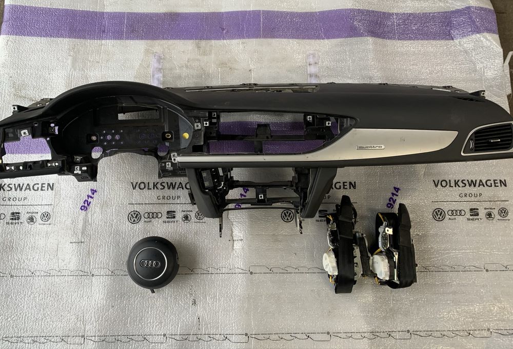 Audi A6 C7 poduszki AirBag konsola pasy komplet