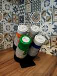 Stojak na 4 syropy SodaStream – organizer, czarny