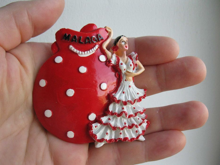 Магнит на холодильник Малага. Магнитик Malaga
