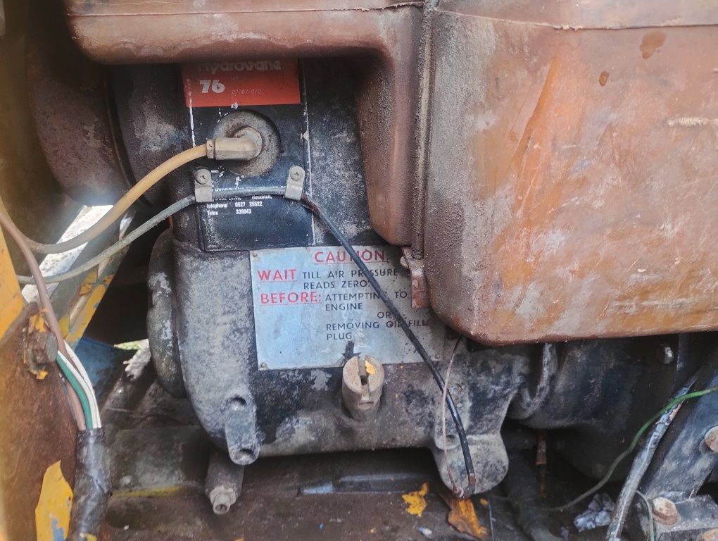 Kompresor spalinowy łopatkowy 2800l/min do piaskowania. Perkins