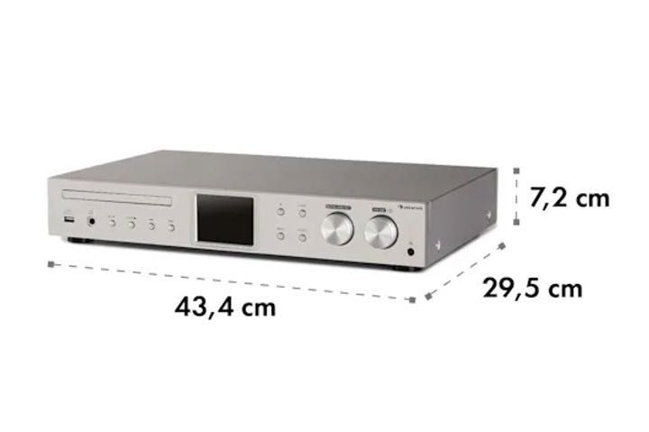 HiFi-ресивер Auna iTuner CD, Інтернет/DAB+/FM-радіо/CD-плеєр/WiFi