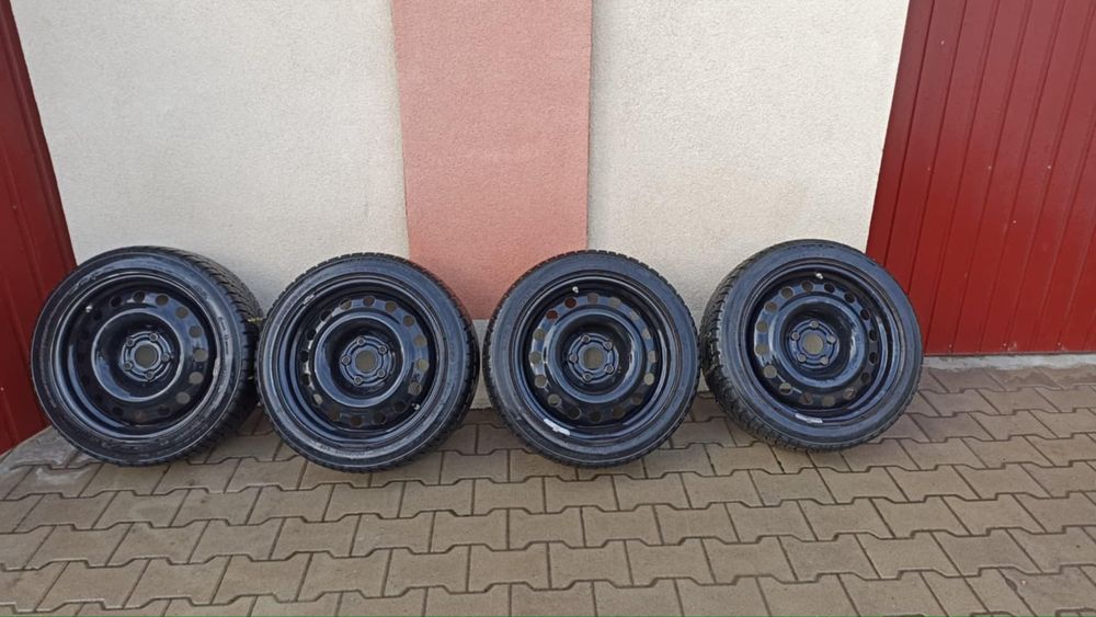 Koła zimowe Bridgestone Blizzak 215/45R17 + felgi stalowe 5x114.3