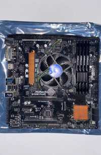 ASRock B150M Pro4S + Intel I5 6500 + Kingston 16 GB RAM(DDR4)