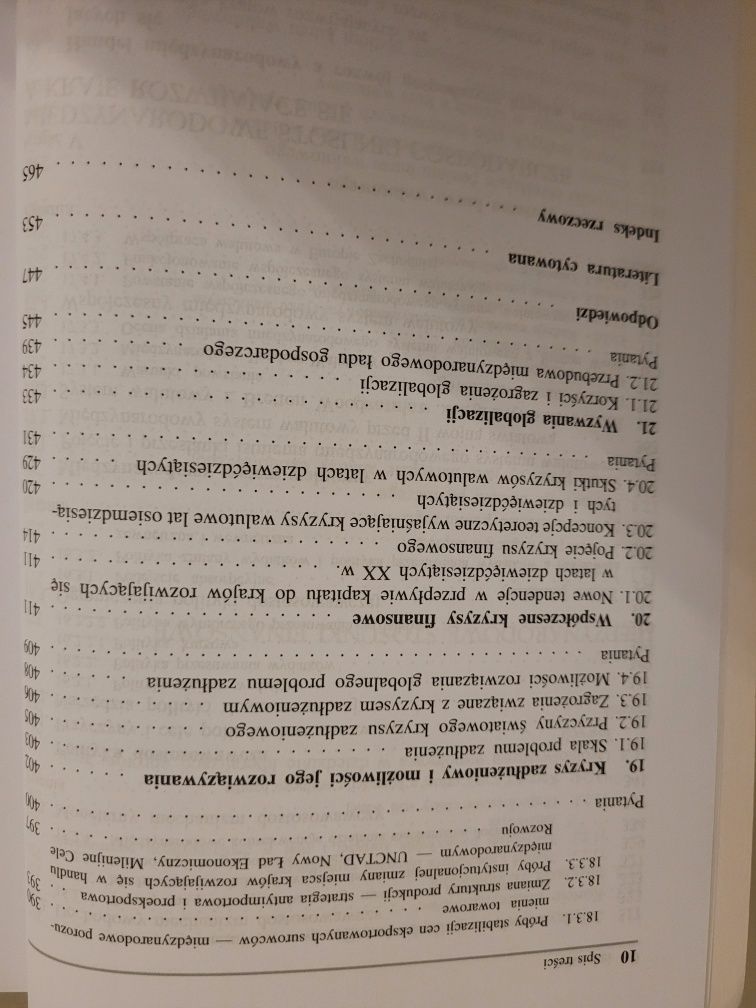 Adam Budnikowski Międzynarodowe stosunki gospodarcze