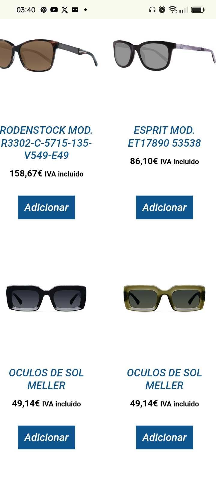 Óculos de sol Meler