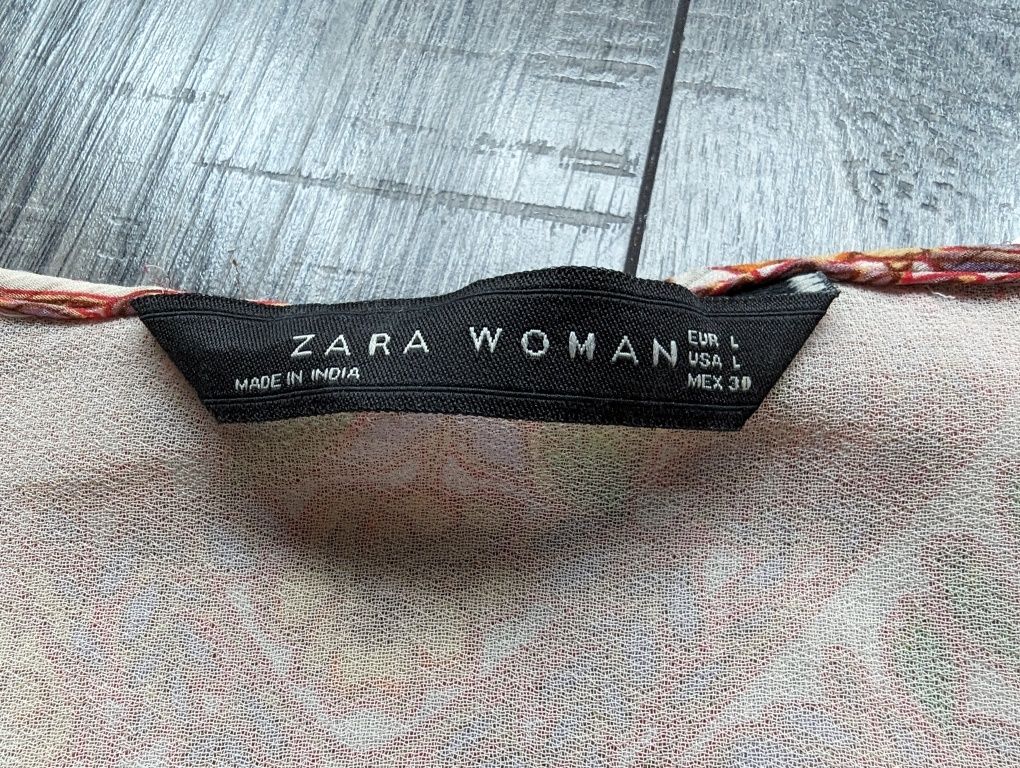 Zara Woman sukienka orientalna boho hippie