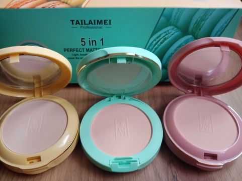 Tailaimei puder kompaktowy 5w1 z lusterkiem