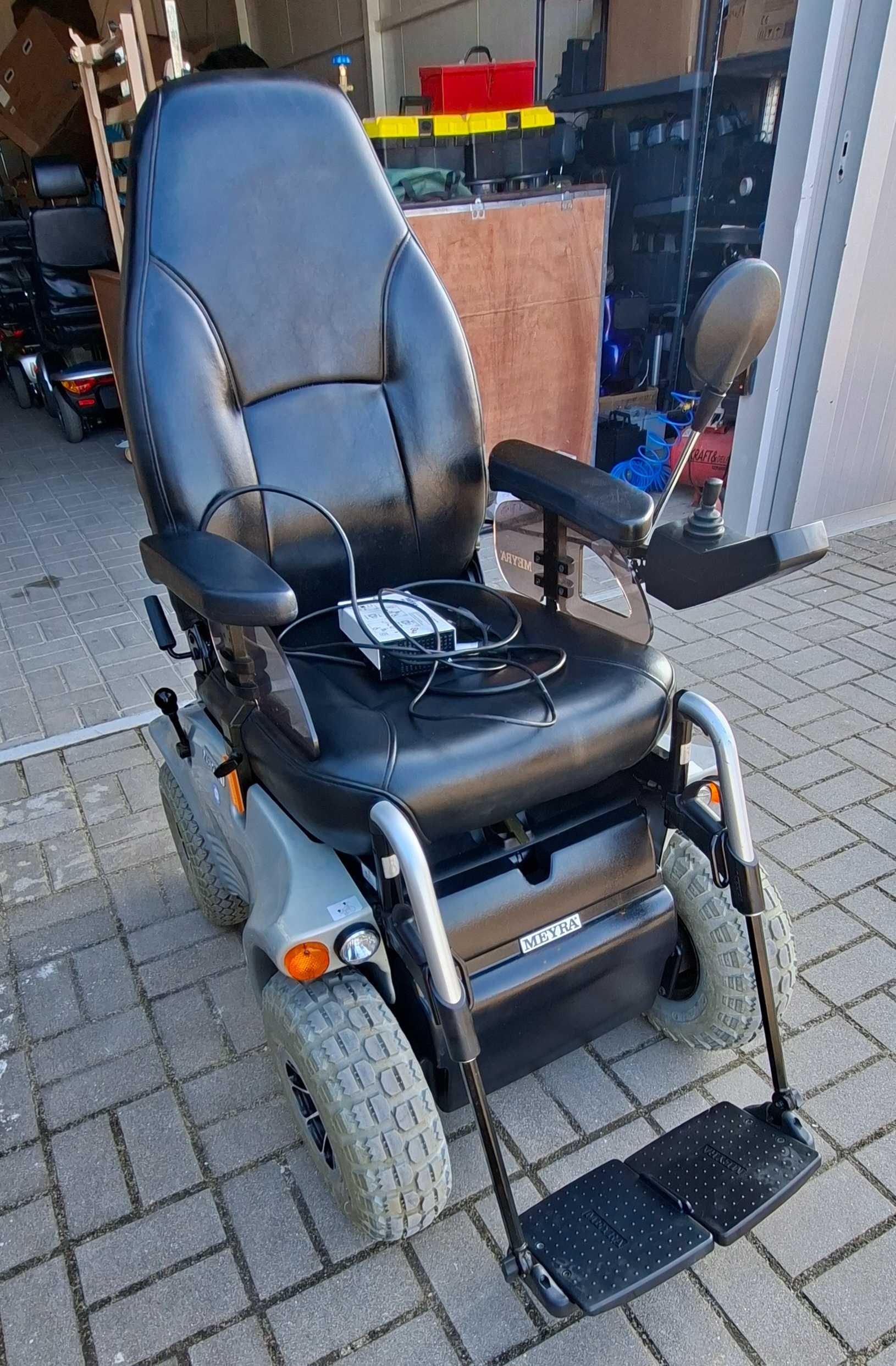Wózek inwalidzki Meyra Optimus 2 duży mocny sprawny NOWE AKUMULATORY