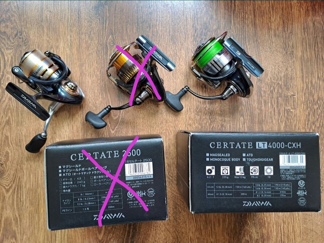 Катушка Daiwa Morethan Certate Shimano Stella Vanquish Twin Power