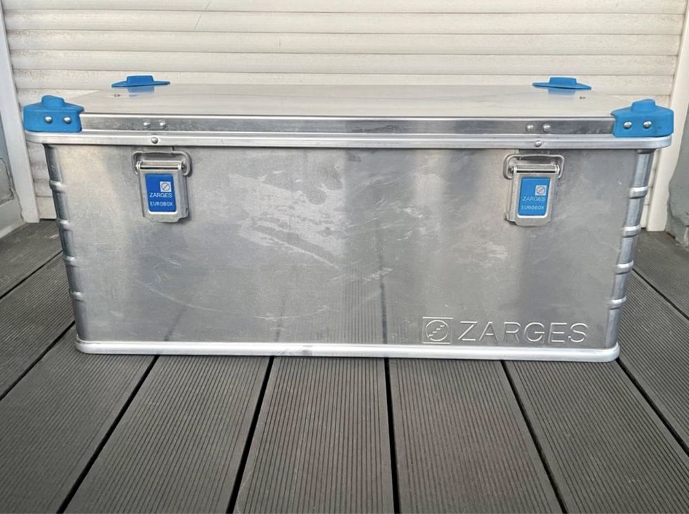 Zarges EUROBOX 81L skrzynia hermetyczna aluminium 6kg Vanlife Camper