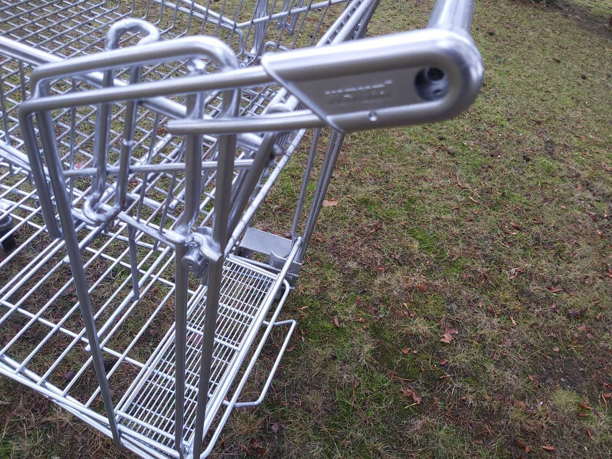 Wózek magazynowy, na hale, do sklepu, składany kosz -  Wanzl 300 kg