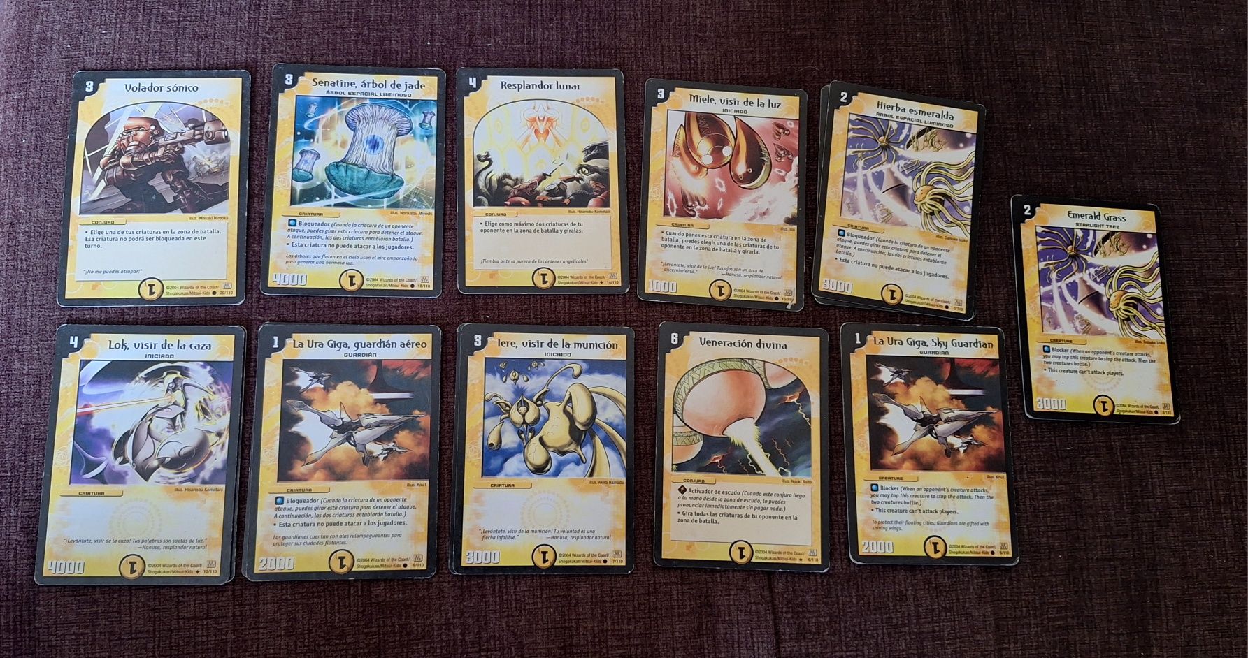 Cartas TCG Duel Masters Inglês-Espanhol