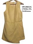 Lniany wygodny kombinezon len lyocell 32 34 36 Club Monaco oldmoney