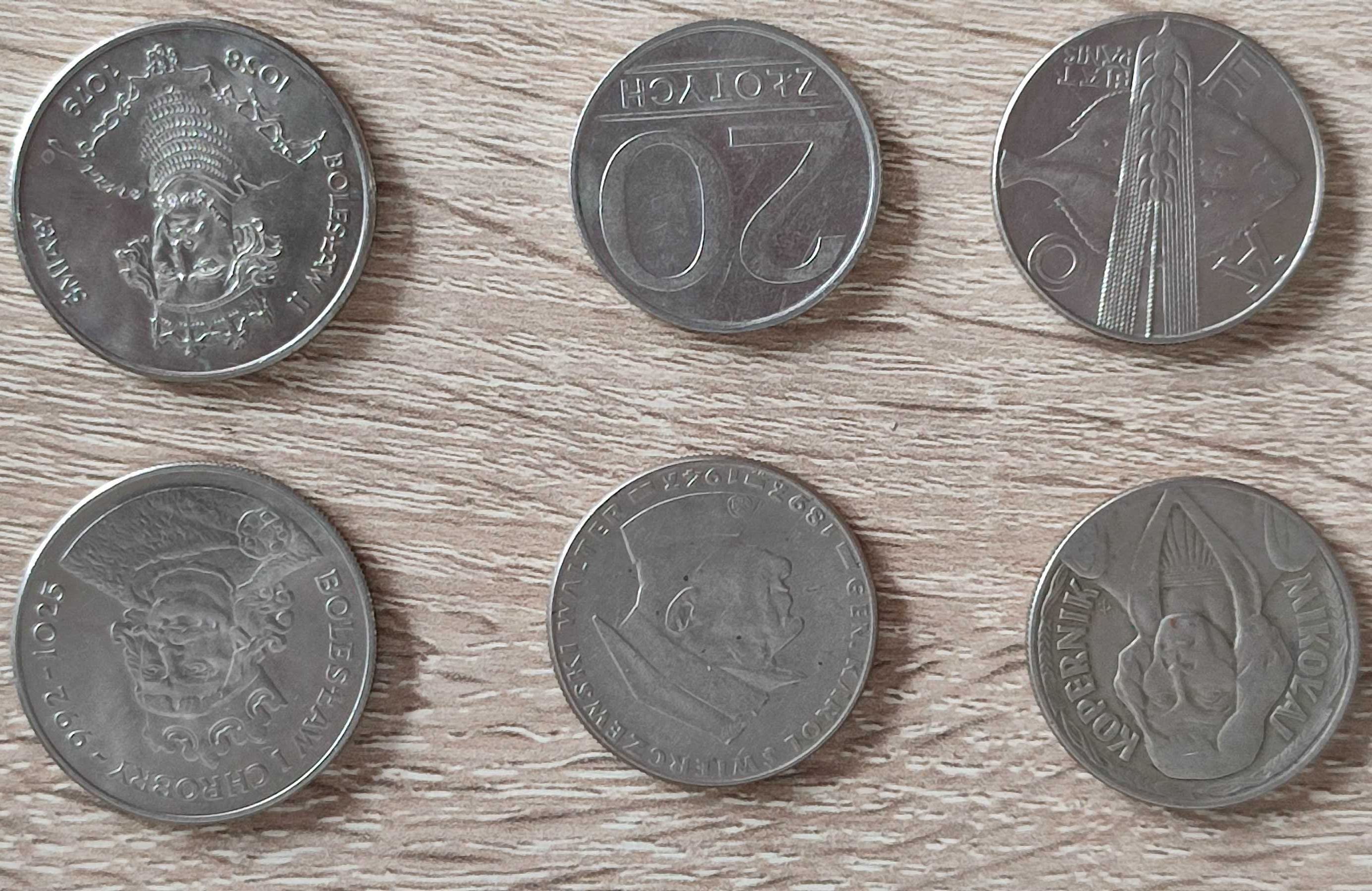 stare monety z czasów PRL-U lat 60.tych, 70.tych, 80.tych