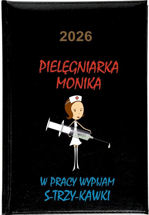 kalendarz a5 2026 tygodniowy książkowy planer dla pielęgniarki twój