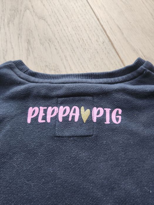 Śliczna bawełniana, ocieplana bluza Peppa Pig. Cool Club. R. 98. Stan