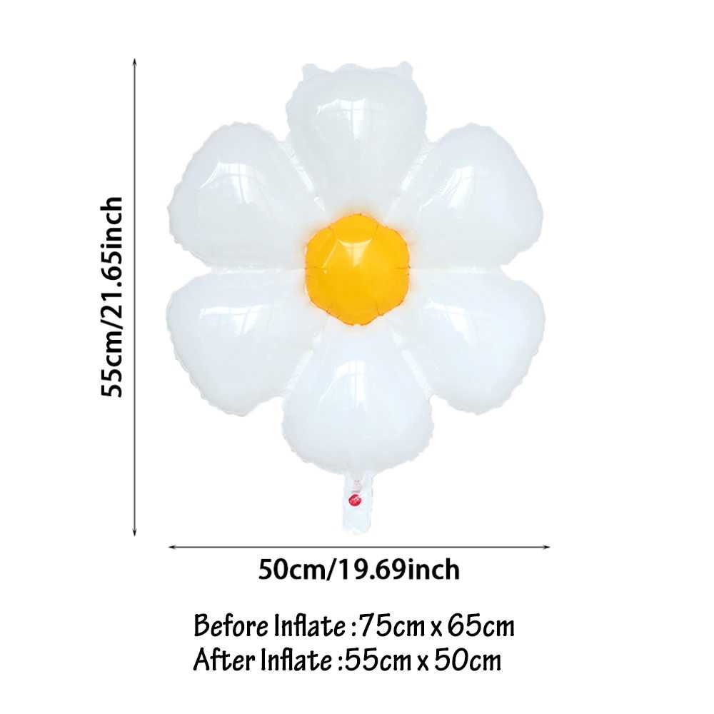 Цветок ромашки-фольгированный воздушный шарик фотосессия 2023