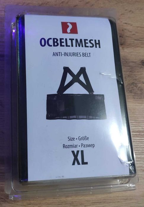 NOWY  Pas ochronny antyurazowy OCBELTMESH - XL